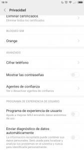 'Xifrat de dispositiu'