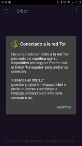 T'has connectat a la xarxa Tor