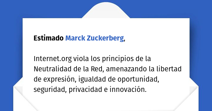 65 grupos de 31 paises hemos escrito carta abierta a M.Zuckerberg a proposito de @internet_org