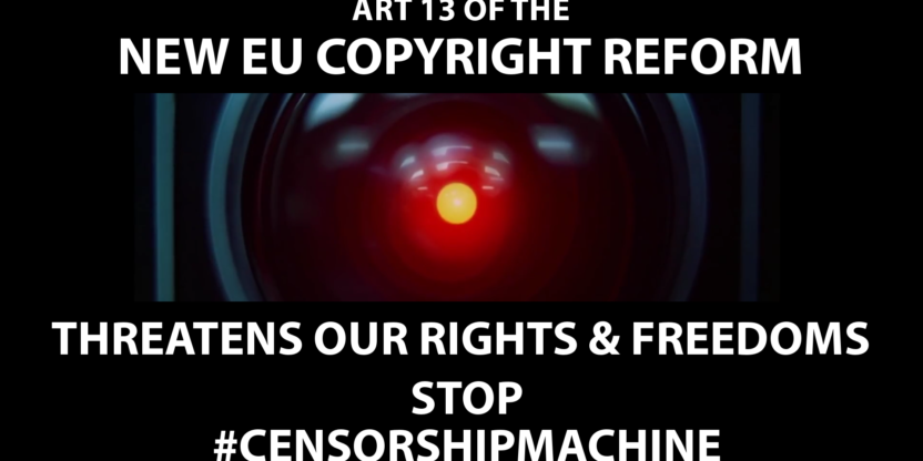 Stop #CensorshipMachine, por una ley de copyright que respete nuestros derechos y libertades