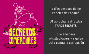 Xnet denuncia que hoy Parlamento Europeo ha aprobado Trade Secrets contra alertadores de corrupción y abusos