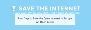 Xnet apoya la carta abierta de #SavetheInternet: 4 días para salvar Internet en Europa